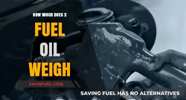 Understanding the Weight of Fuel Oil: How Much Does It Weigh?