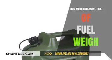 The Weight of 200 Liters of Fuel