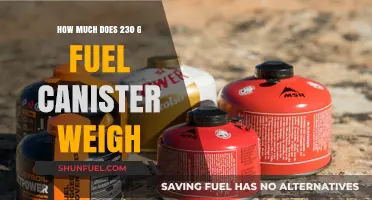 Weighing Up Your Camping Fuel Options: 230g Canister Weight