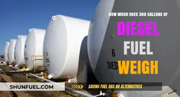 Diesel Weight: What 300 Gallons of Diesel Fuel Weighs