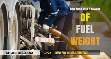 Fuel Weight Facts: Gallons to Pounds