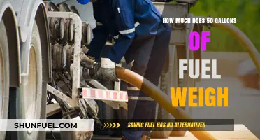 Fuel Weight: 50 Gallons of Diesel or Gasoline?