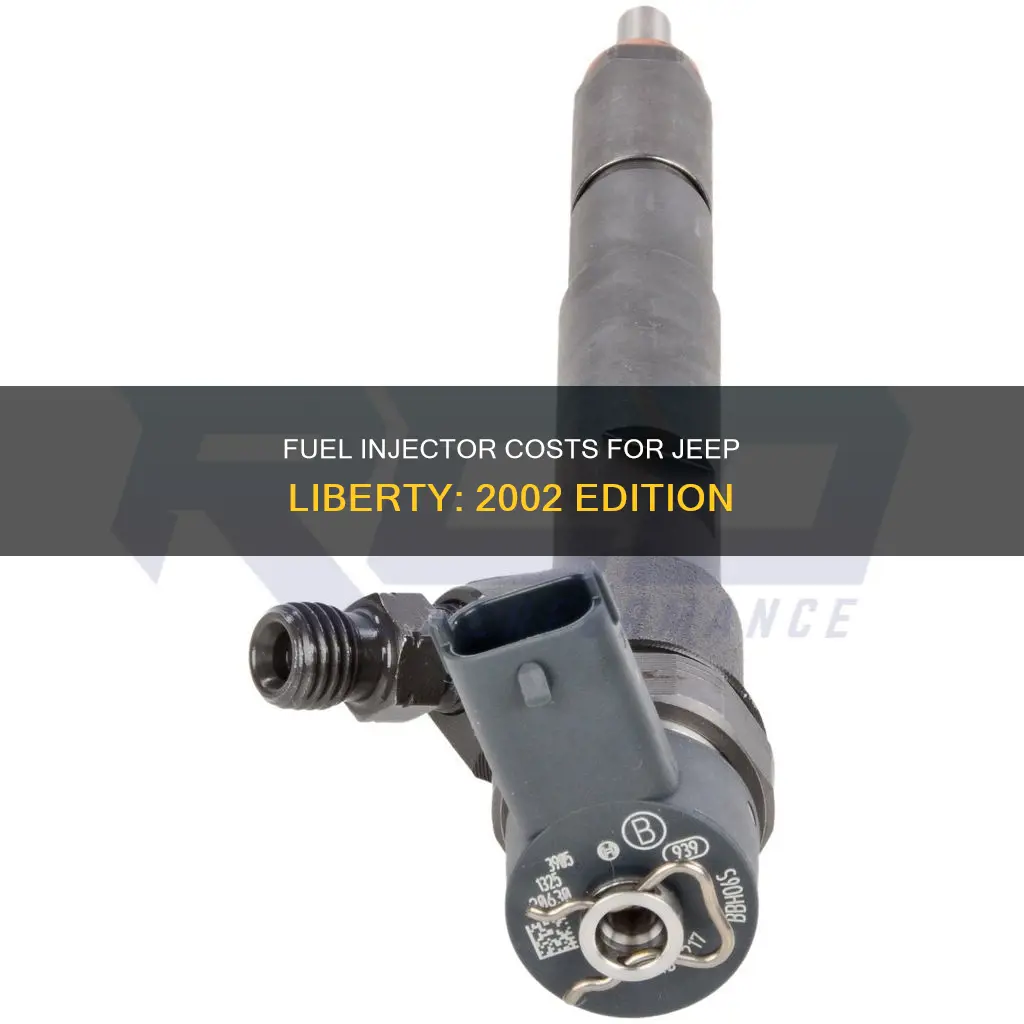 how much does a 02 jeep liberty fuel injector cost