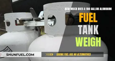 Aluminum Fuel Tank Weights: 100-Gallon Capacity