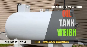 The Weight of a 275-Gallon Fuel Oil Tank