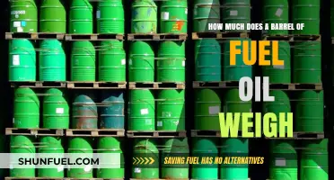 Understanding Fuel Oil: Barrel Weight Explained