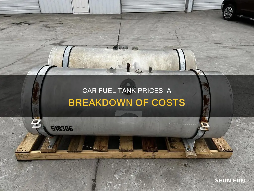 how much does a car fuel tank cost