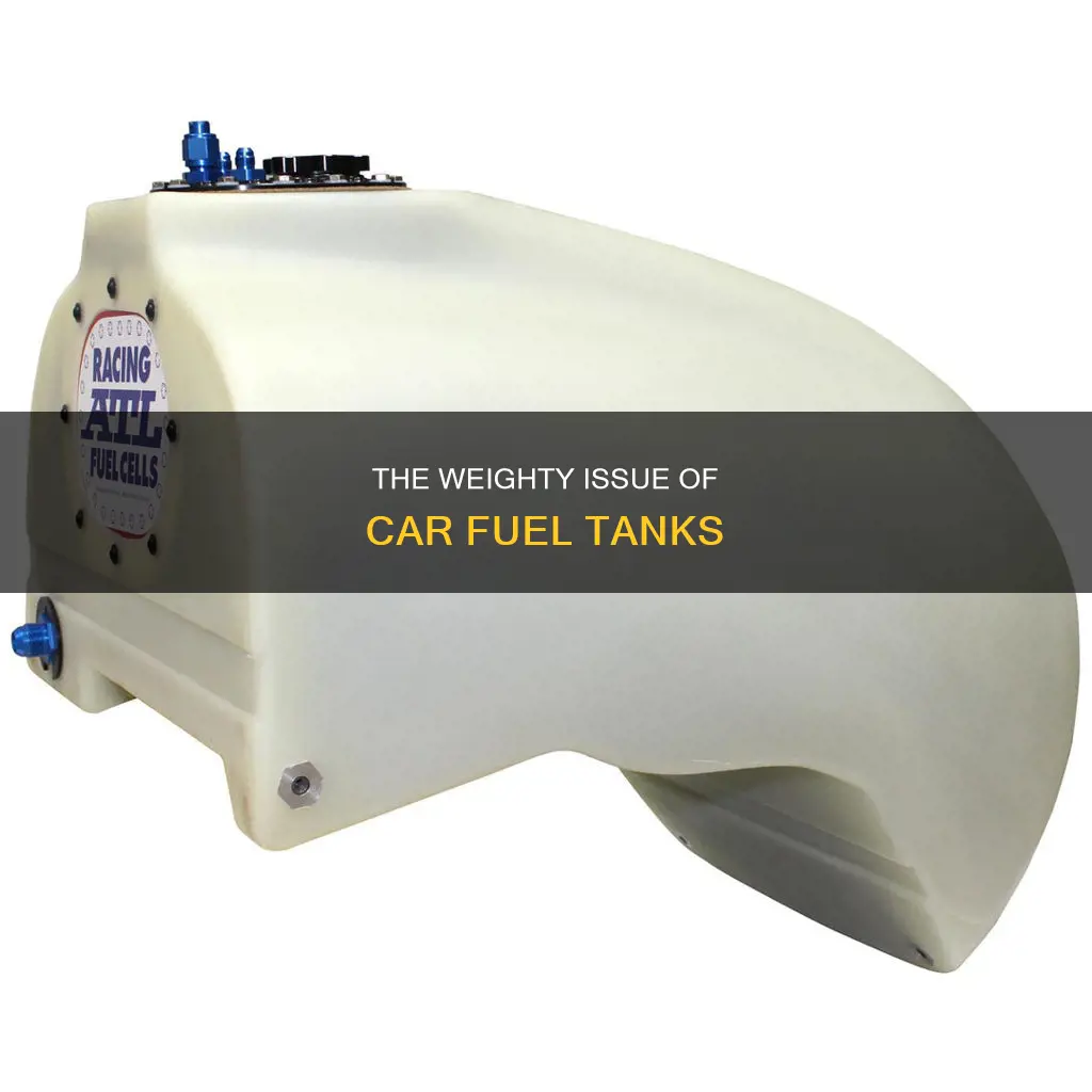 how much does a car fuel tank weigh