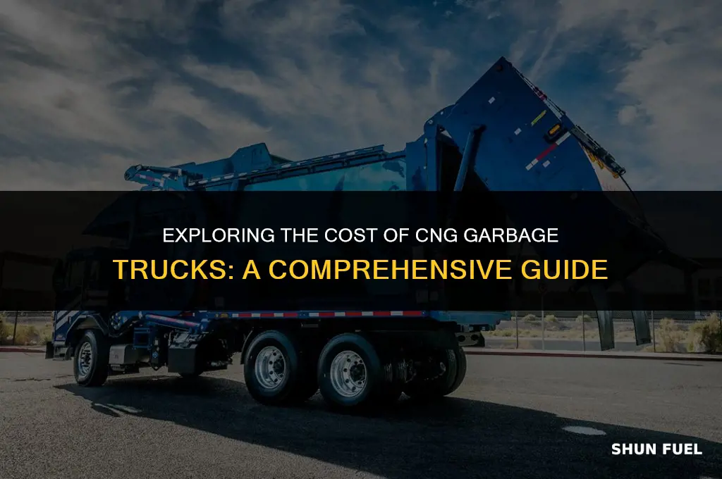 how much does a cng garbage truck cost