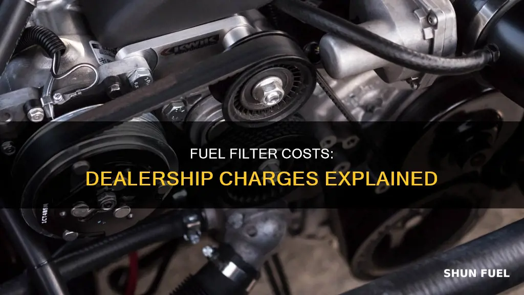 how much does a dealership charge fuel filter