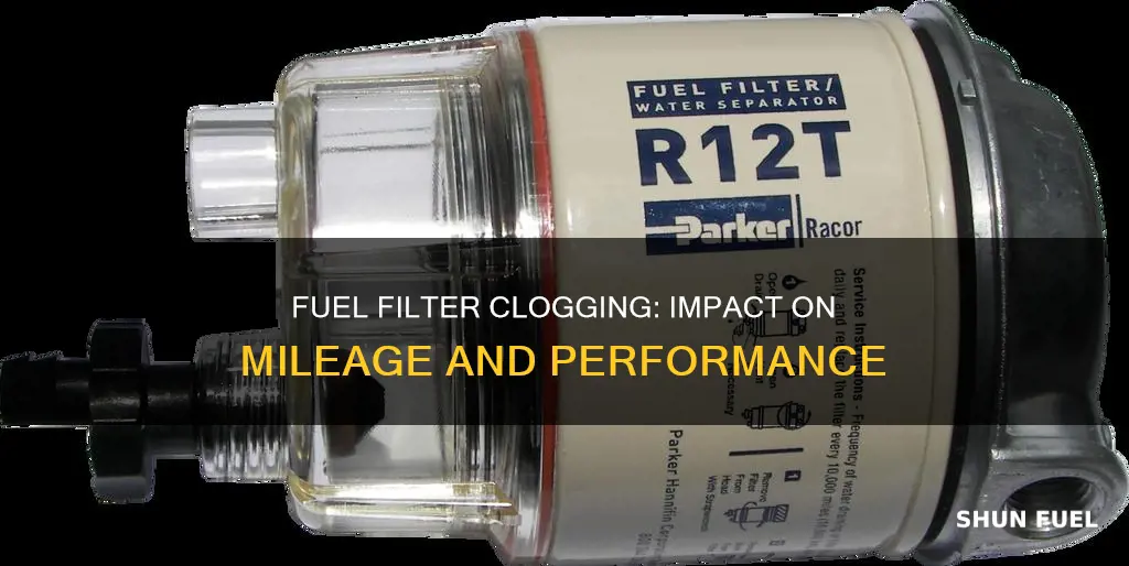 how much does a dirty fuel filter affect mileage