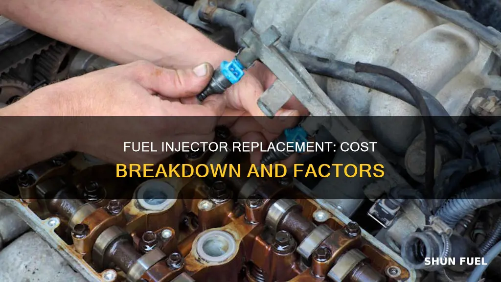 how much does a fuel inejctor replacement cost