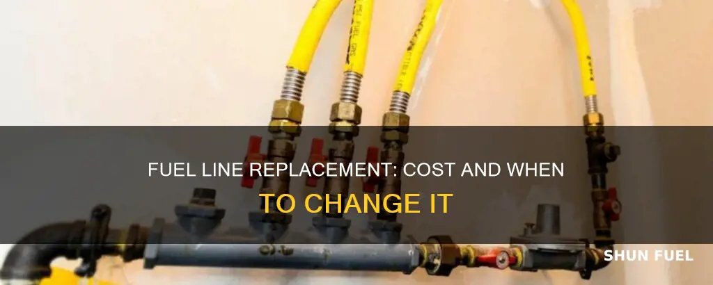 how much does a fuel line cost to replace