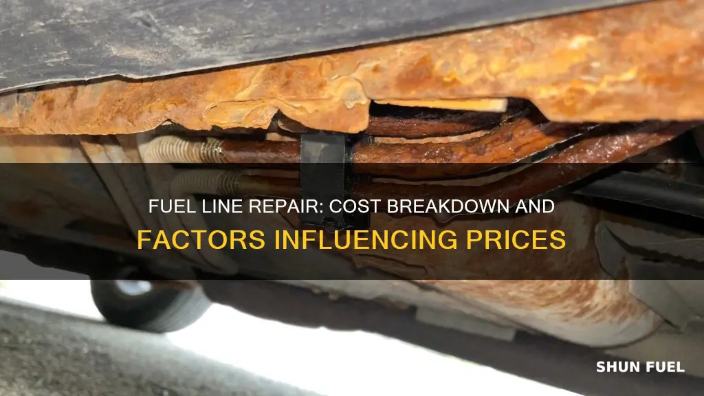 how much does a fuel line repair cost