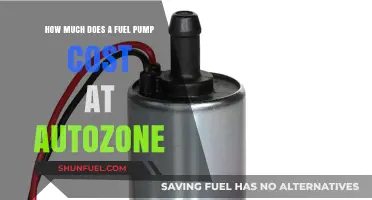 Fuel Pump Costs: AutoZone Pricing Guide