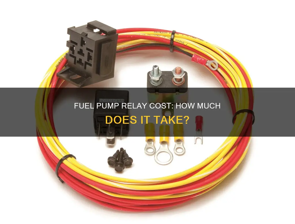how much does a fuel pump relay cost