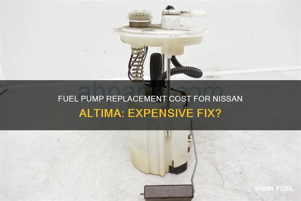 how much does a fuel pump replacement cost nissan altima