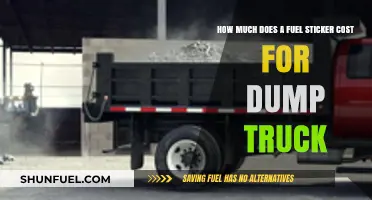 Fuel Sticker Costs for Dump Trucks: How Much?