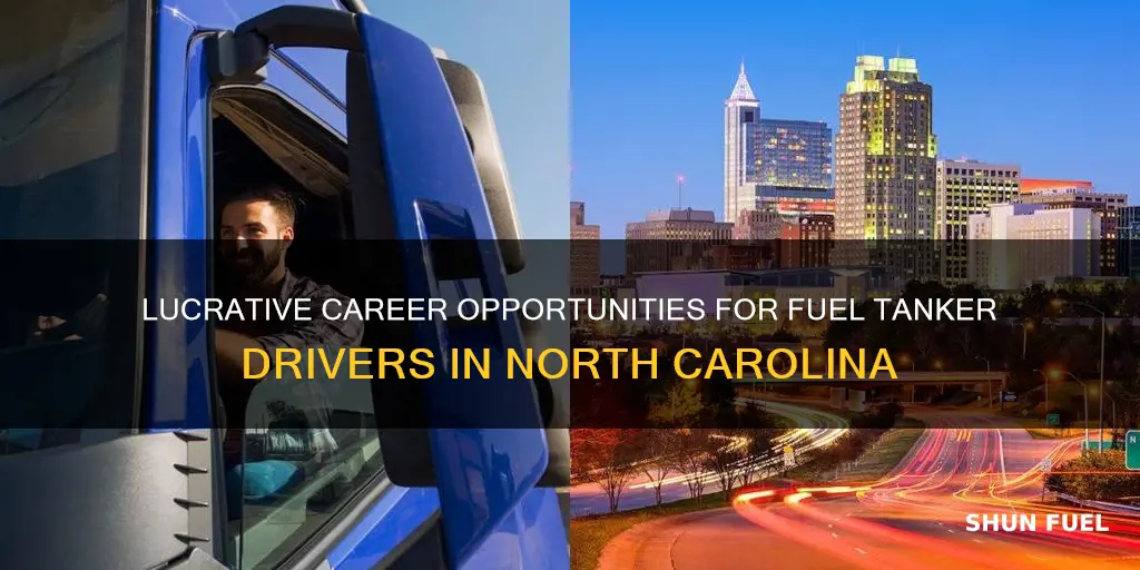 how much does a fuel tanker driver makes in nc