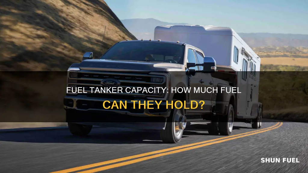 how much does a fuel tanker hold