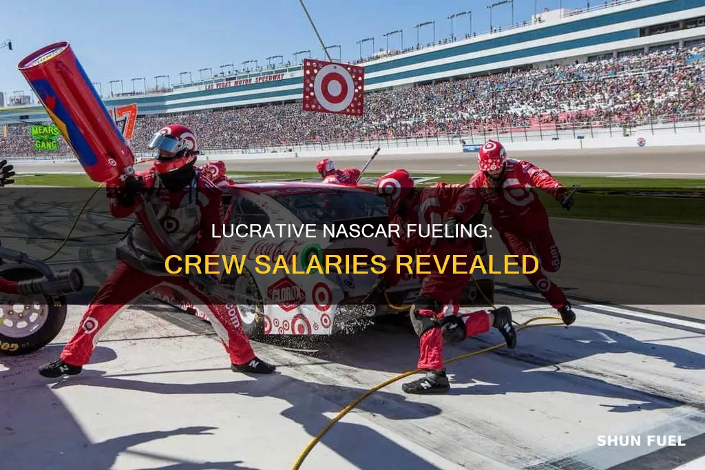 how much does a fueler make in nascar