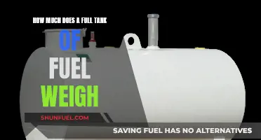 The Weight of a Full Tank: How Much?