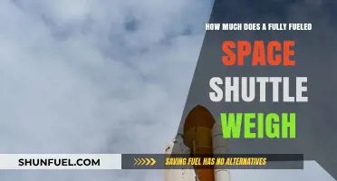 The Weight of a Fully Fueled Space Shuttle