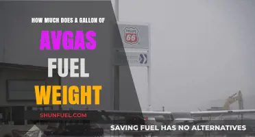 Avgas Fuel Weight: How Much Does a Gallon Weigh?