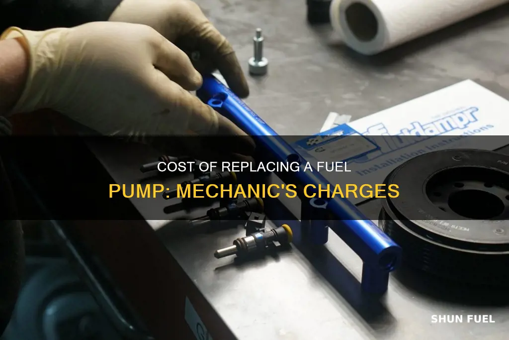 how much does a mechanic charge to replace fuel pump