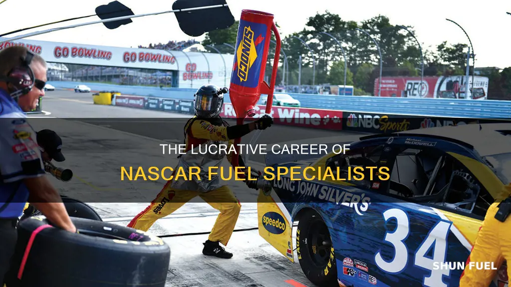 how much does a nascar fuel guy make