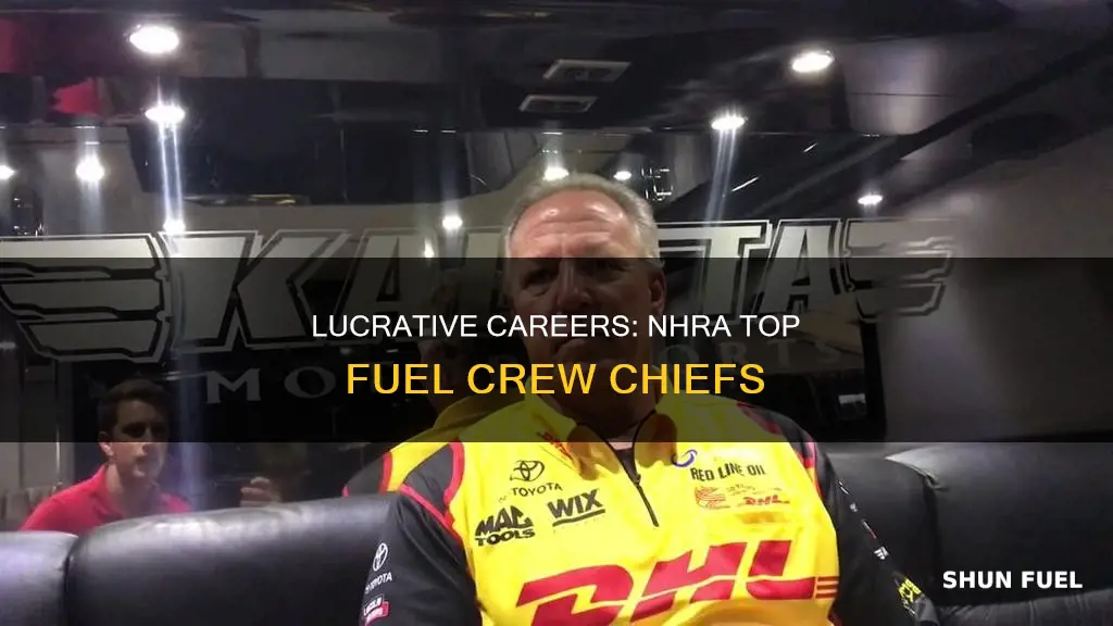 how much does a nhra top fuel crew chief make