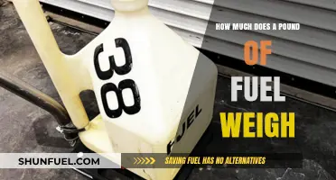 The Weight of Fuel: A Pound's Worth