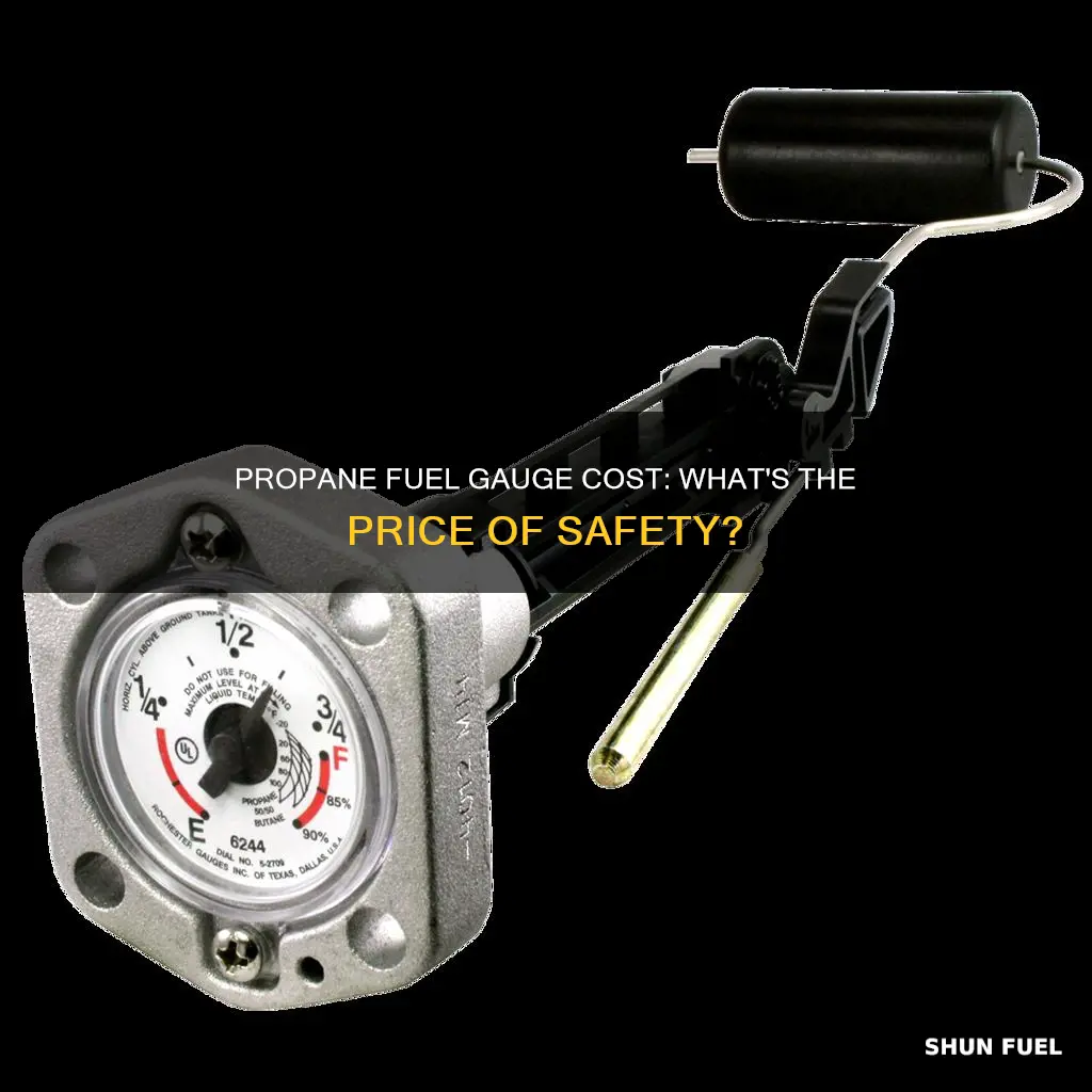 how much does a propane fuel gauge cost