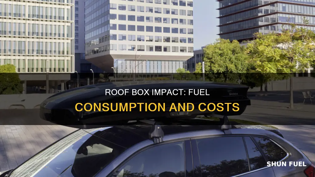 how much does a roof box affect fuel consumption