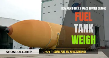 Space Shuttle Fuel Tank Weighs a Whopping..