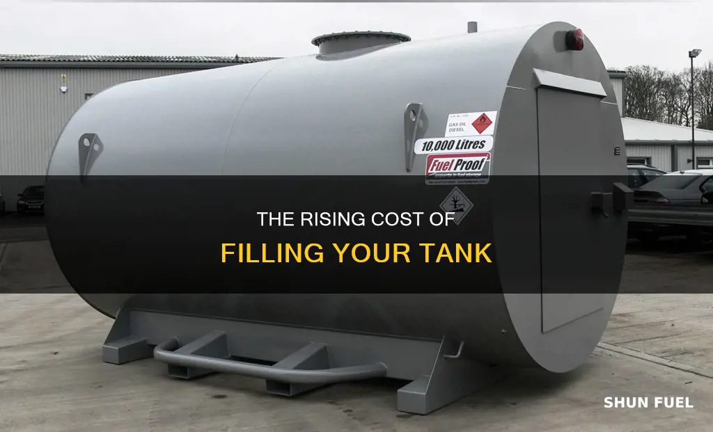 how much does a tank of fuel cost