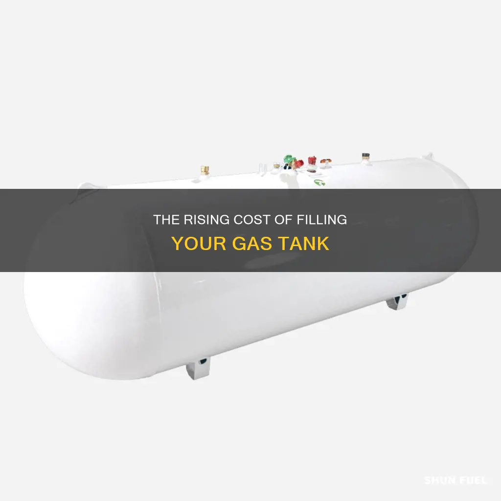 how much does a tank of gas cost