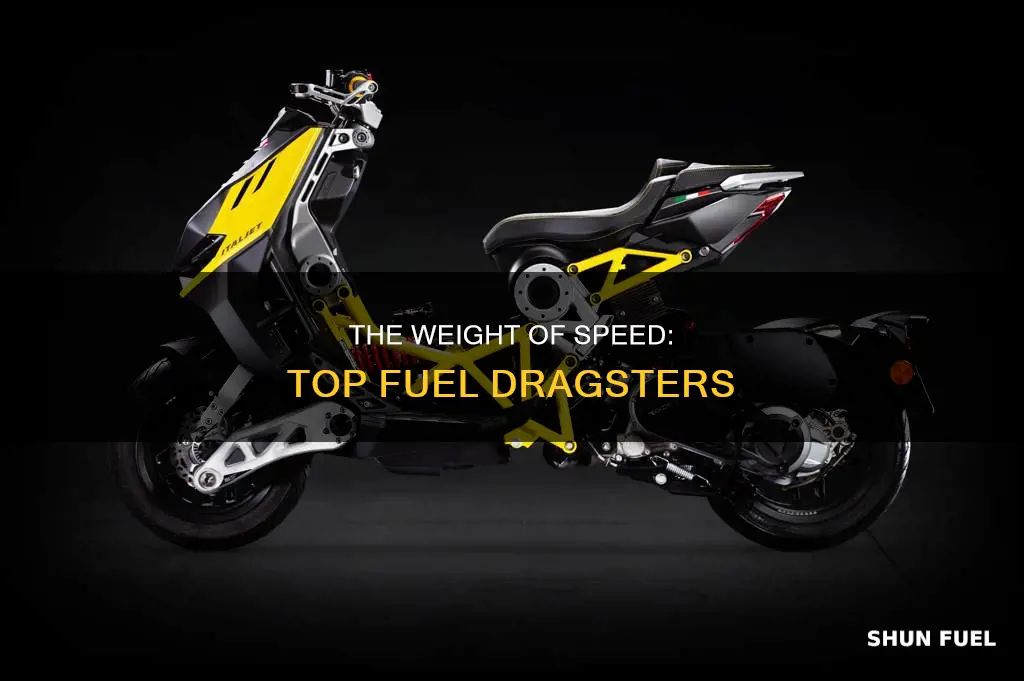 how much does a top fuel dragster weigh