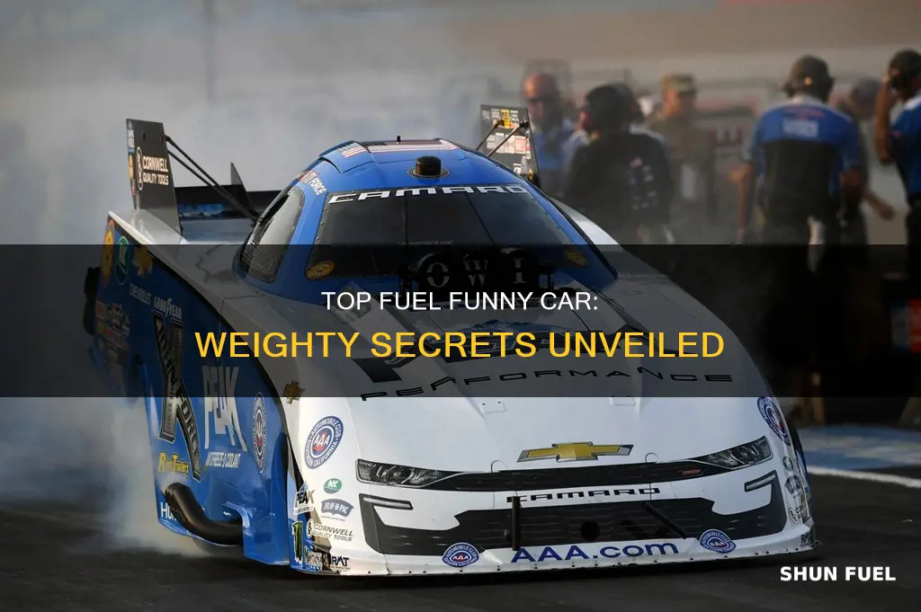 how much does a top fuel funny car weigh