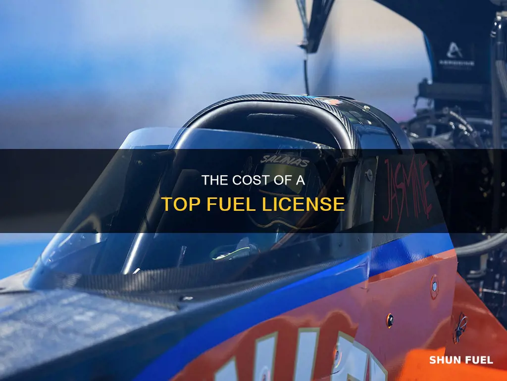 how much does a top fuel license cost