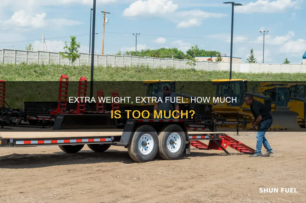 how much does added weight affect fuel economy