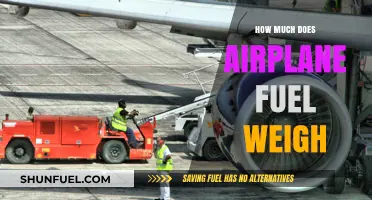 The Weight of Airplane Fuel: How Much?