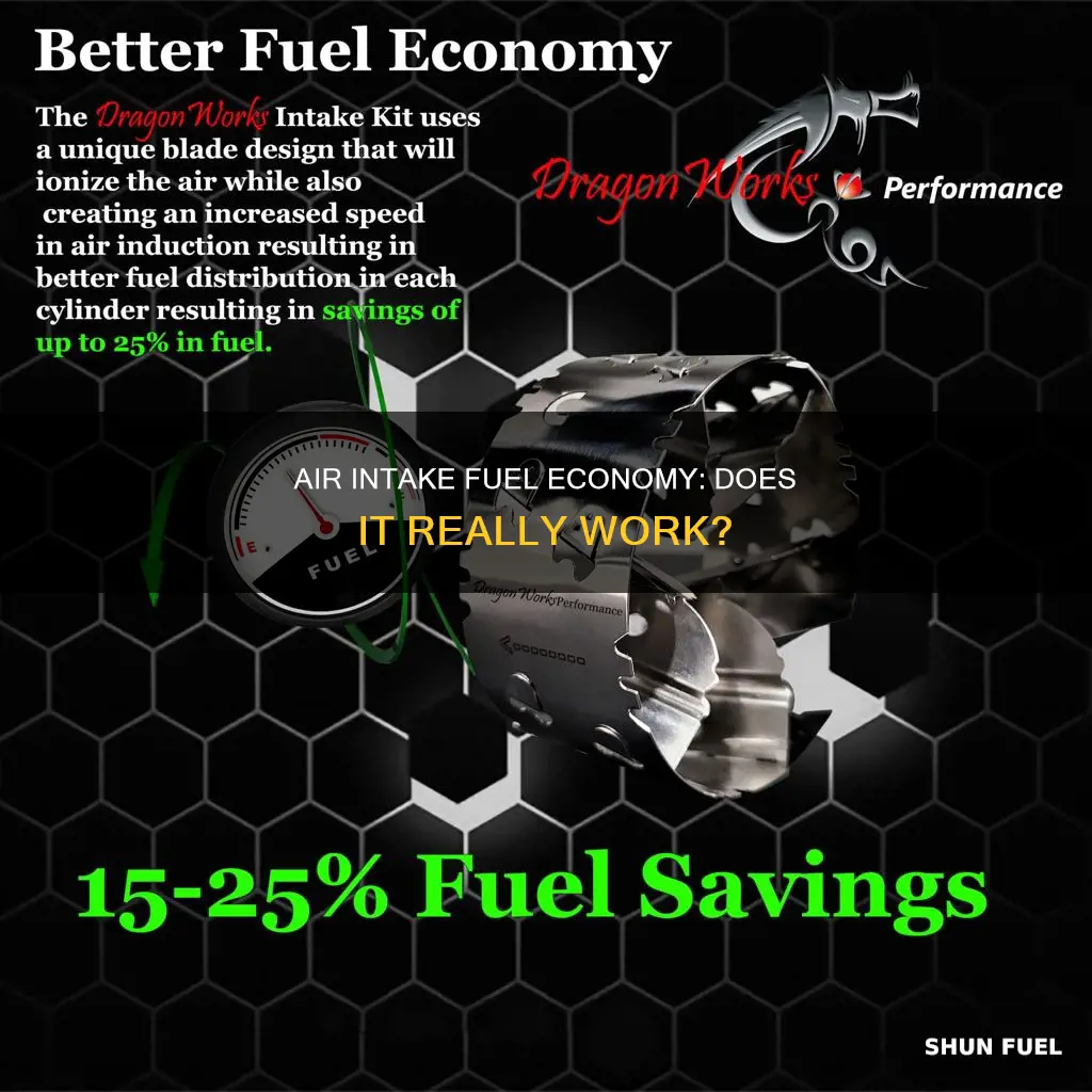 how much does an air intake increase fuel economy
