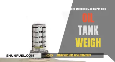 The Weight of Empty Fuel Oil Tanks
