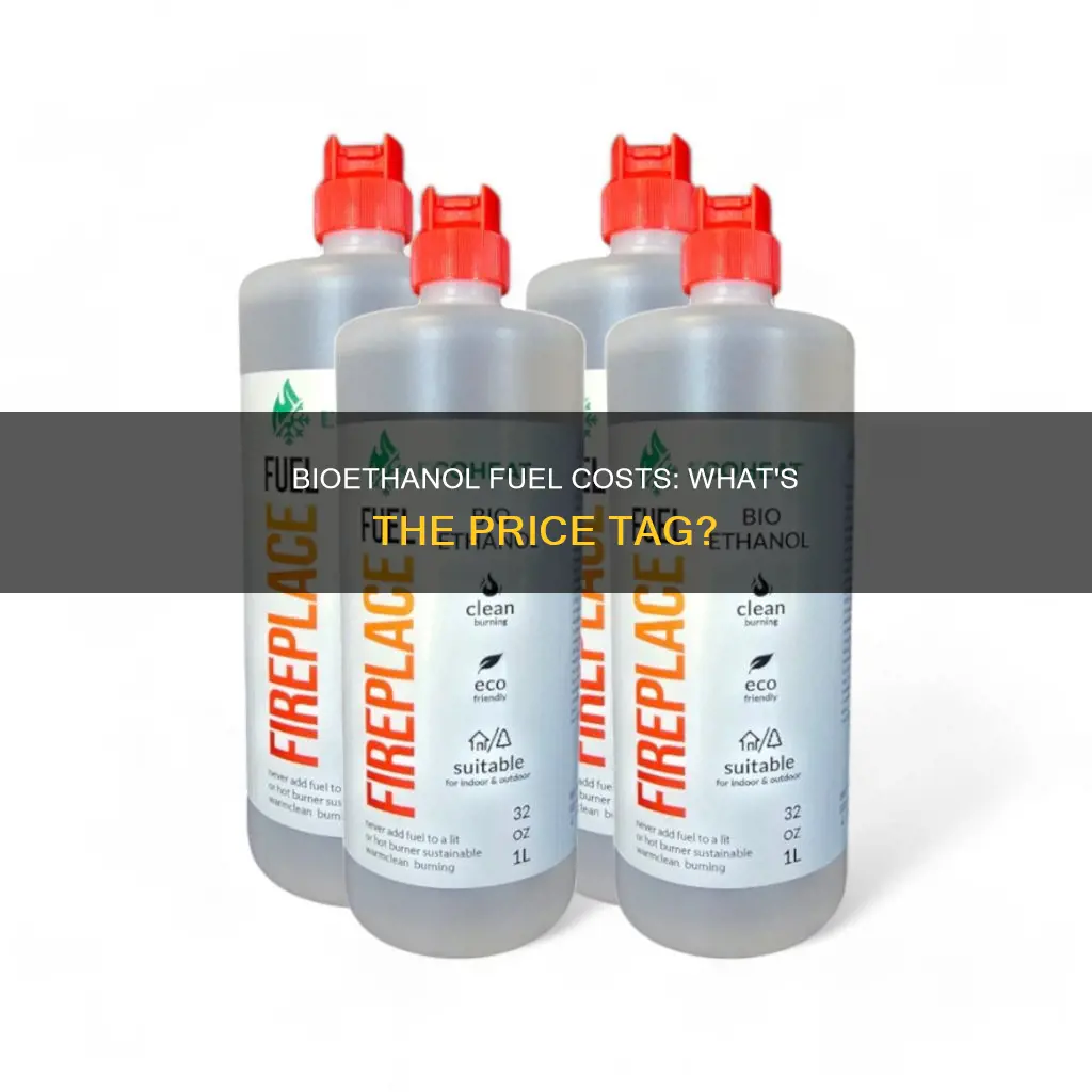 how much does bioethanol fuel cost