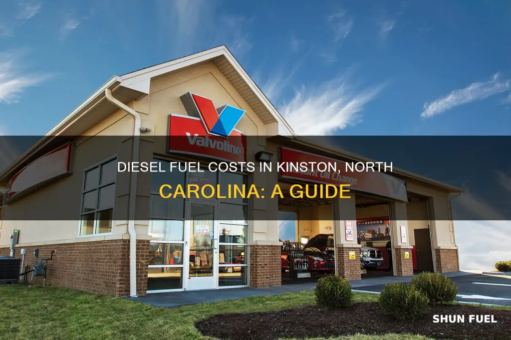 how much does diesel fuel cost in kinston north carolina