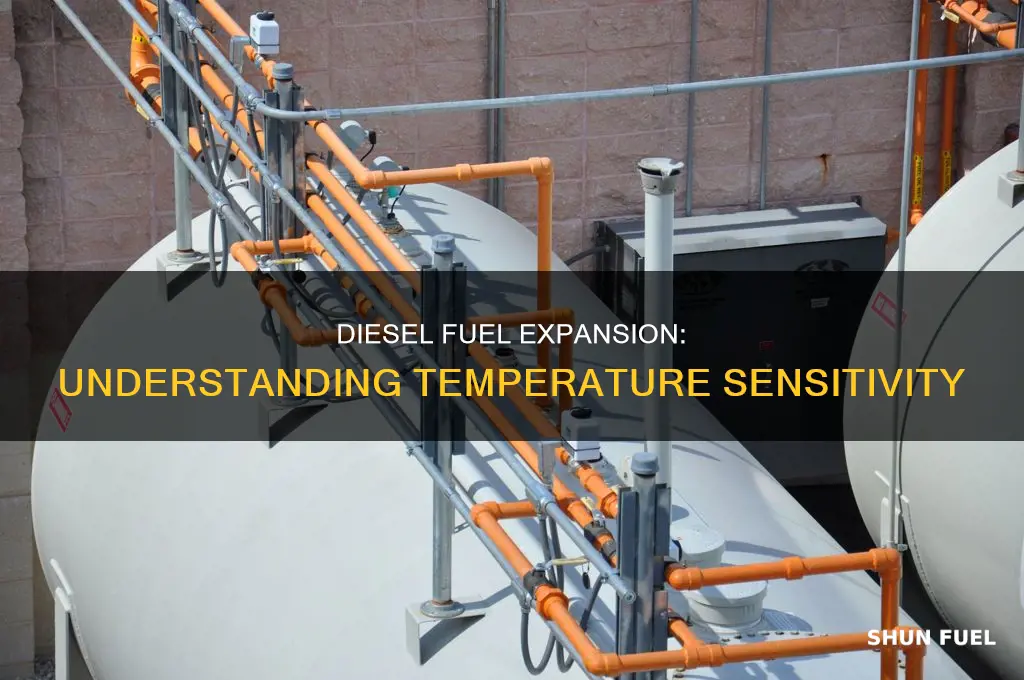 how much does diesel fuel expand with temperature