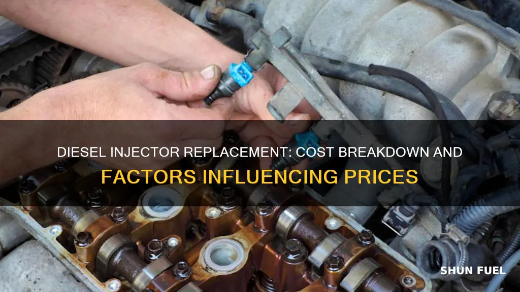 how much does diesel fuel injector cost to replace