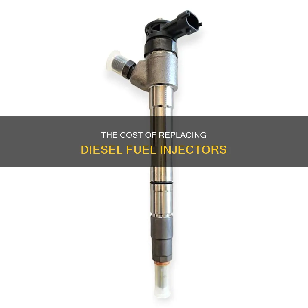 how much does diesel fuel injector cost to replace