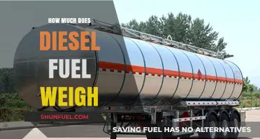 The Weight of Diesel Fuel: How Much Does It Weigh?